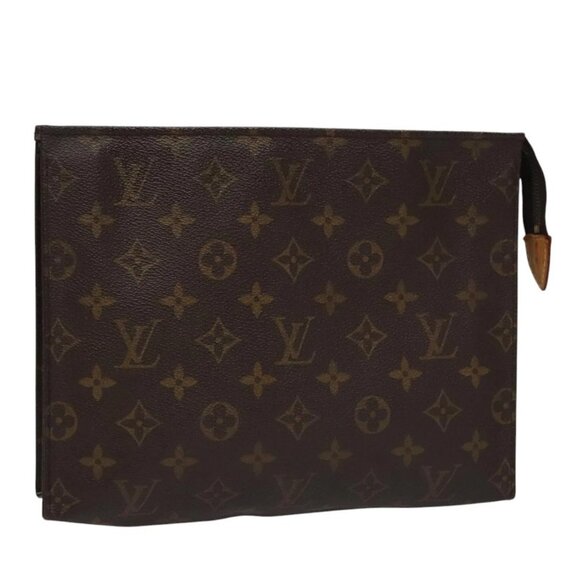 LOUIS VUITTON Monogram Poche Toilette 26 Pouch M47542 LV Auth 109015 - Picture 1 of 16